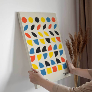 Tableau Bauhaus composition géométrique Toile imprimée