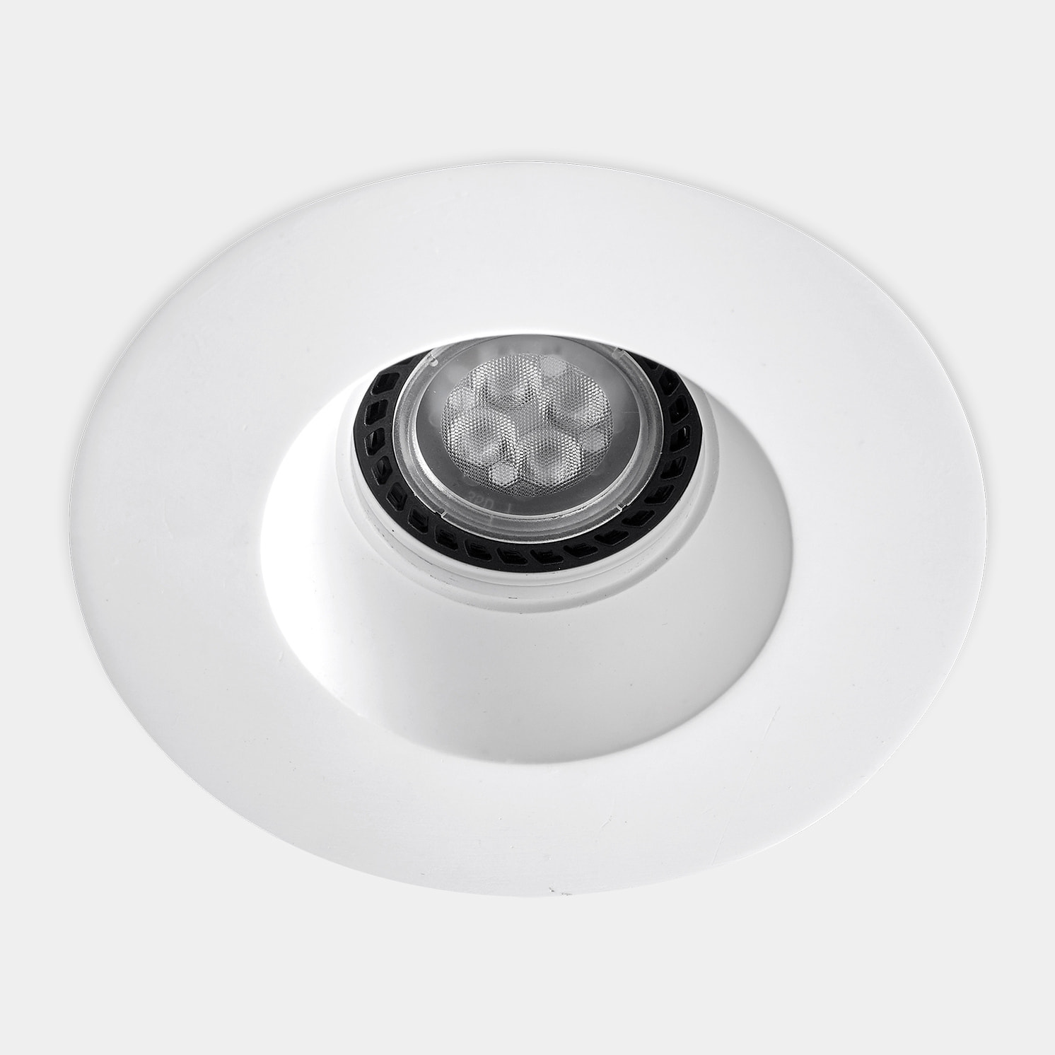 LEDS C4 Downlight Ges Recessed Round 5W 31.2º Blanco Ip23 292Lm
