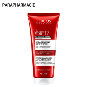 Dercos Collagen Filler - Après-Shampoing Fortifiant Réparateur Intense Anti-Casse