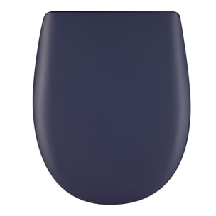 Abattant easy clip avec descente manuelle uni - Bleu Marine