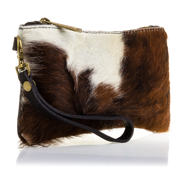 Mattarello Borsa a mano Donna.Pelle autentica Cavallino Mucca Dollaro