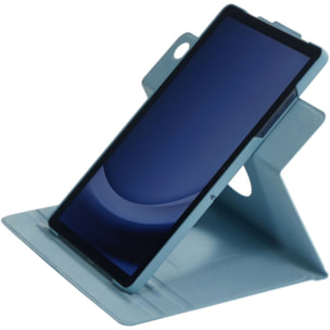 Etui ADEQWAT Samsung Tab A11+ rotatif Bleu