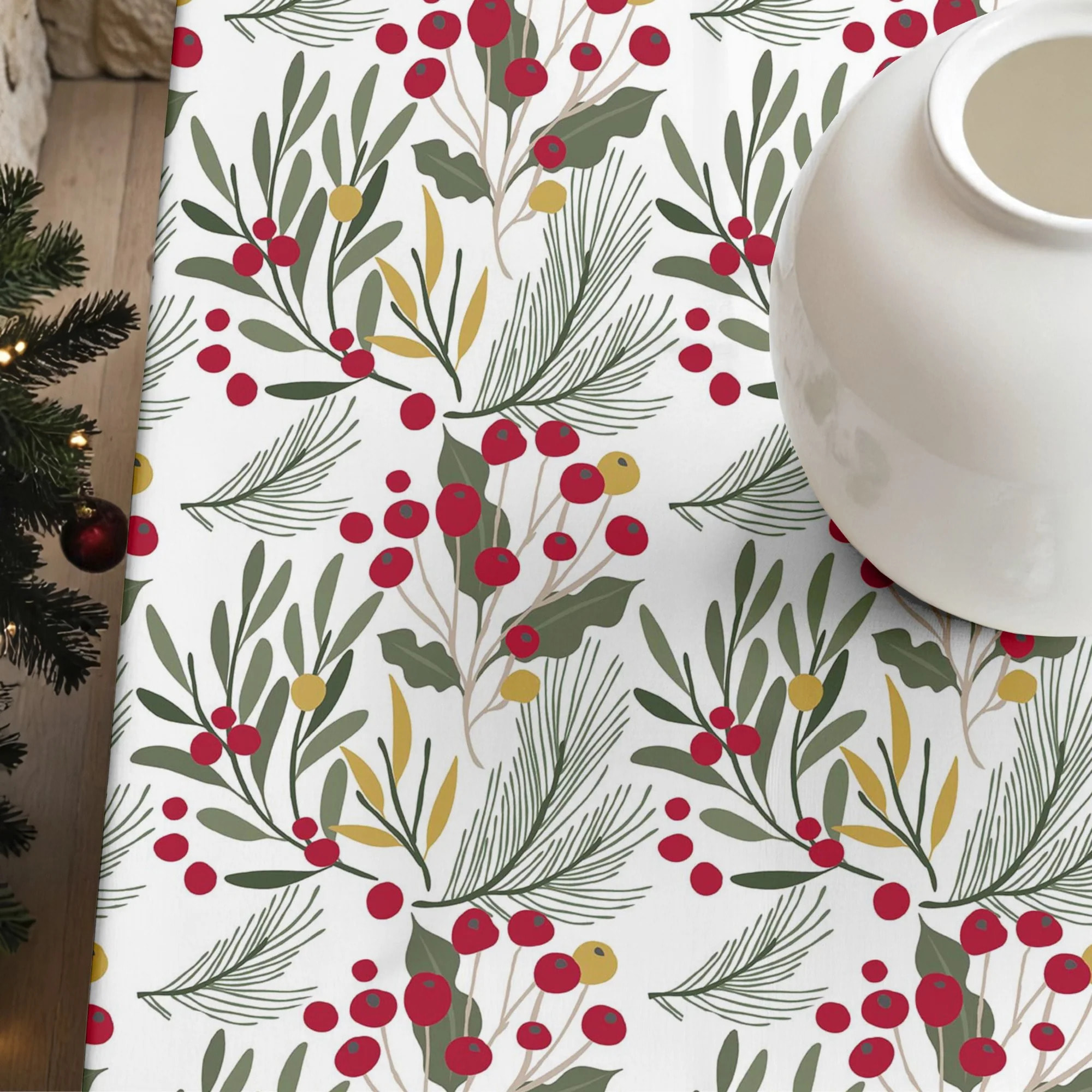 Nappe en résine Anti-tâches Merry Christmas 58