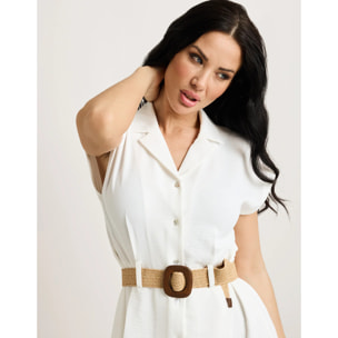 Vestido Corto Blanco - Tonlon