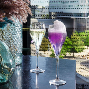 6 flûtes à champagne16 cl