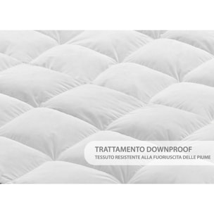 Topper Coprimaterasso Imbottito Antibatterico Confortevole Lavabile Polax