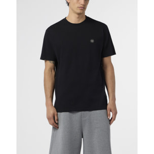 PHILIPP PLEIN Embroidered Round Neck T-Shirt Monogram Monogram