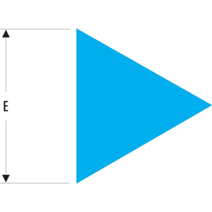 Lime triangulaire demi-douce emmanchée - 250 mm - FACOM - TRI.MD250EMA