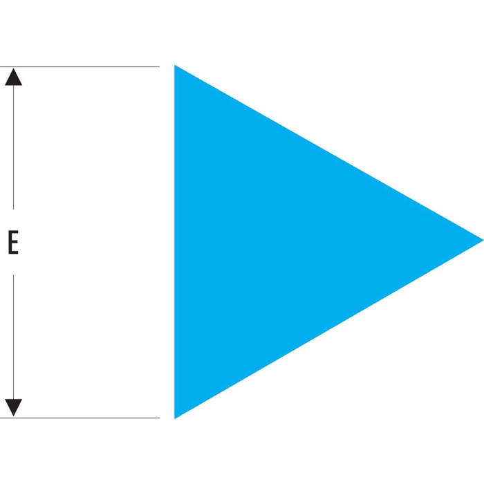 Lime triangulaire demi-douce emmanchée - 250 mm - FACOM - TRI.MD250EMA