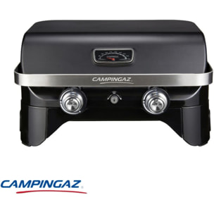 Barbecue gaz CAMPINGAZ Attitude LX noir 2 brûleurs à poser, 58x36 cm