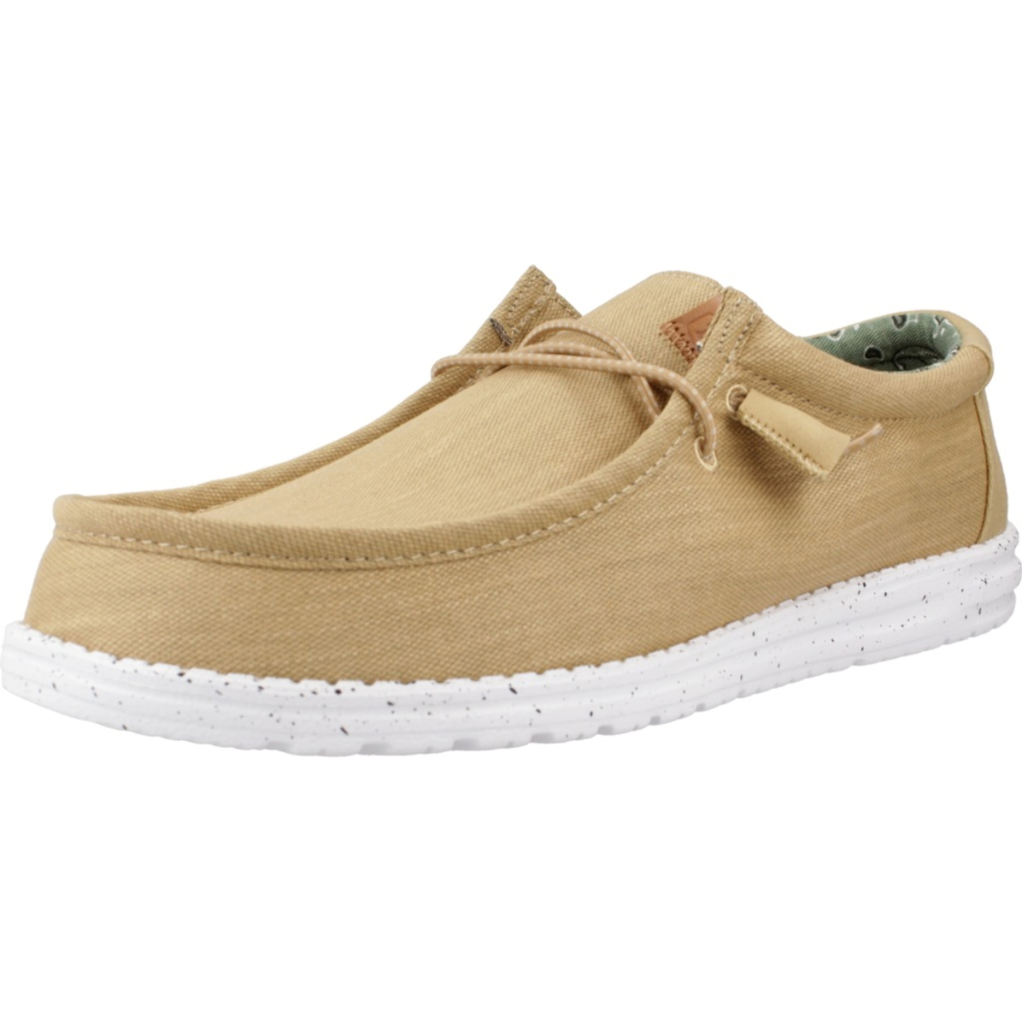 Informales Hombre de la marca HEY DUDE  modelo WALLY WASHED CANVAS Yellow