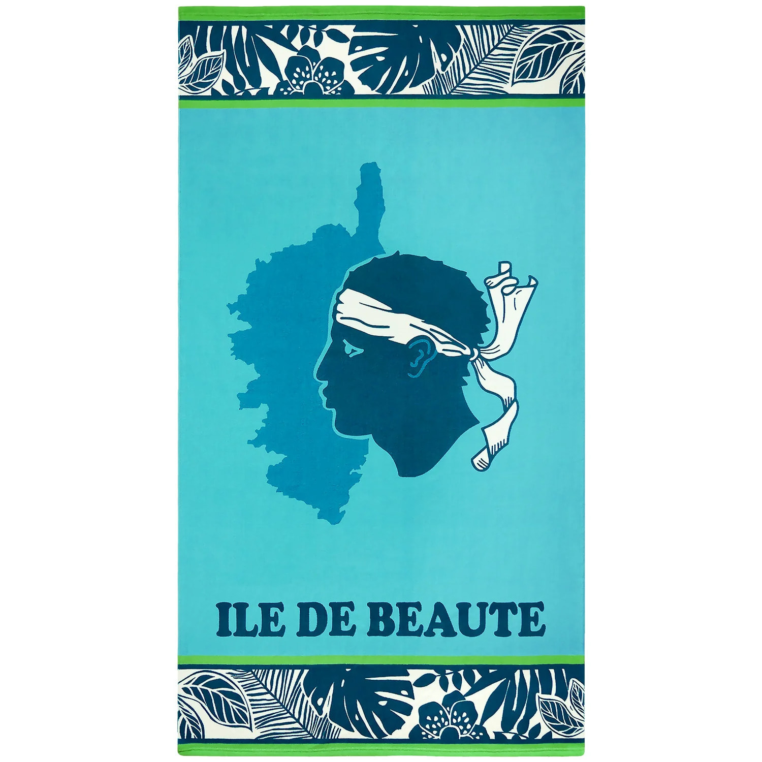 Serviette de plage microfibre - Bodri - 90x170cm - 250g/m²