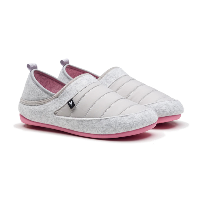 Zapatillas De Casa Lund Dual Fit Woman Gris
