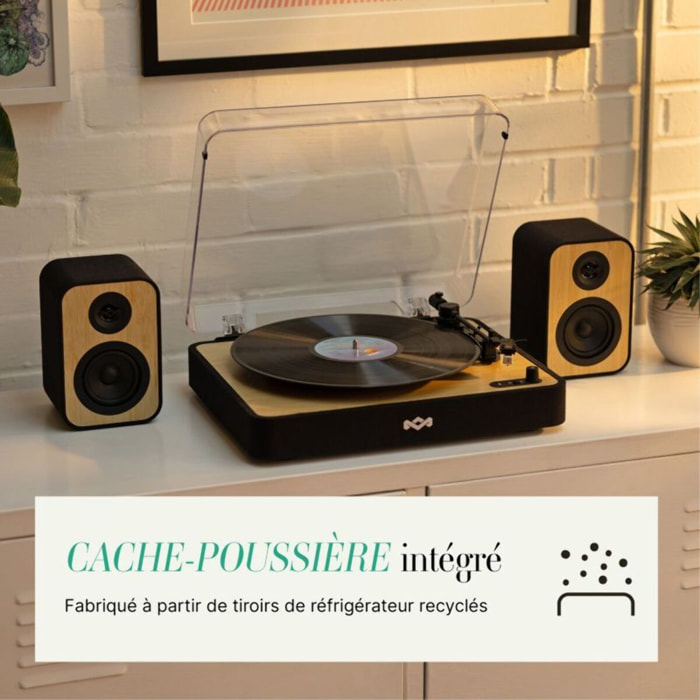 Platine vinyle MARLEY avec enceintes - Pack Revolution