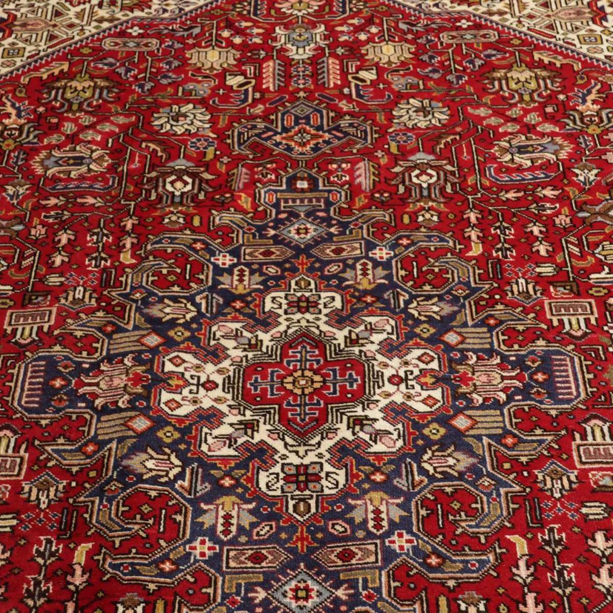Tapis d'orient oriental, noué main, laine et soie, ARAJU