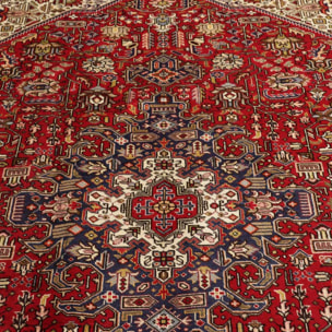 Tapis d'orient oriental, noué main, laine et soie, ARAJU
