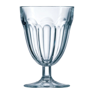 6 verres à pied 21 cl Roman - Luminarc