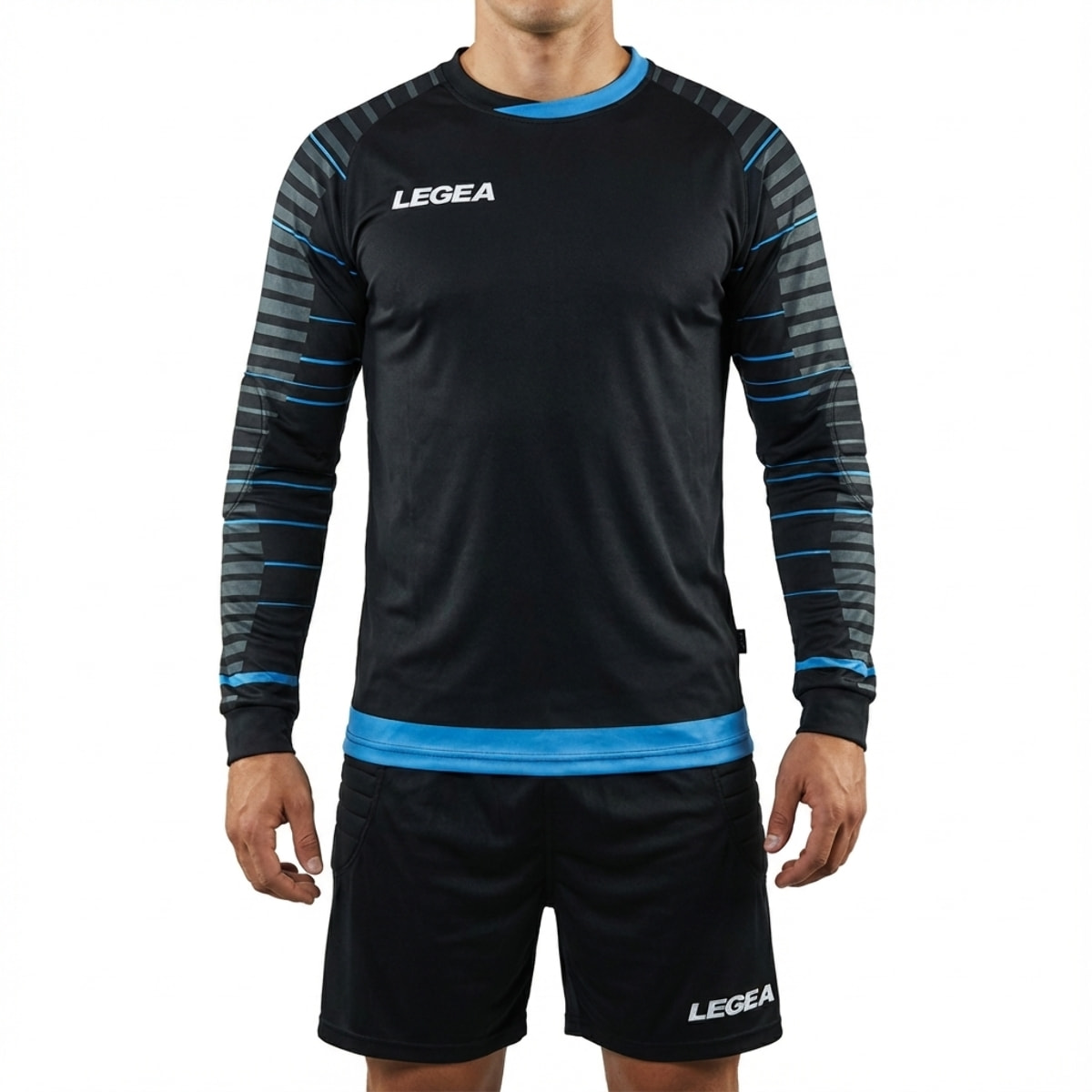 Completino da Portiere REIMS nero celeste junior