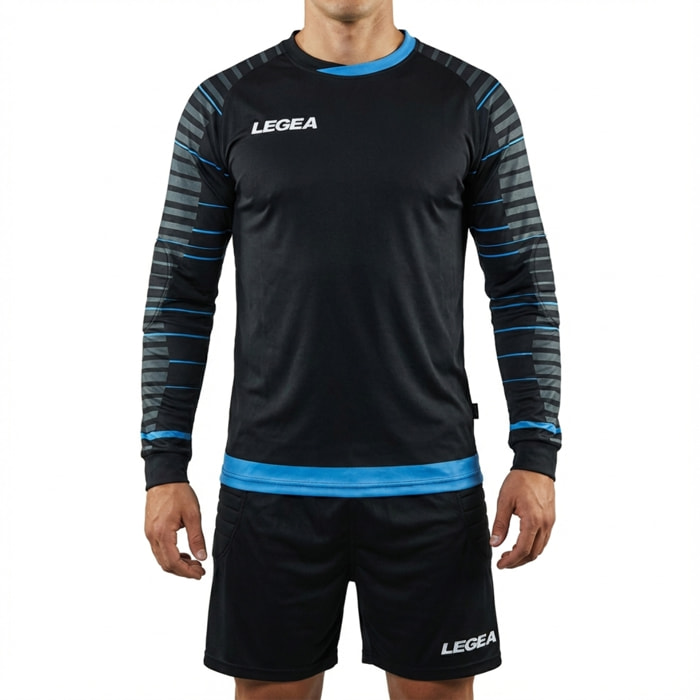 Completino da Portiere REIMS nero celeste junior