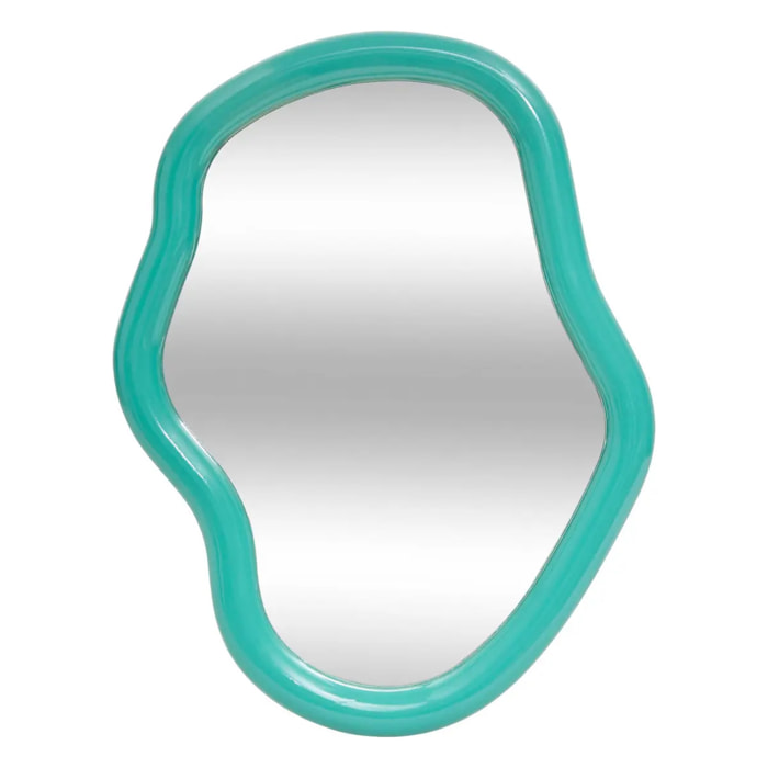 Miroir mural Reza vert 33x25cm