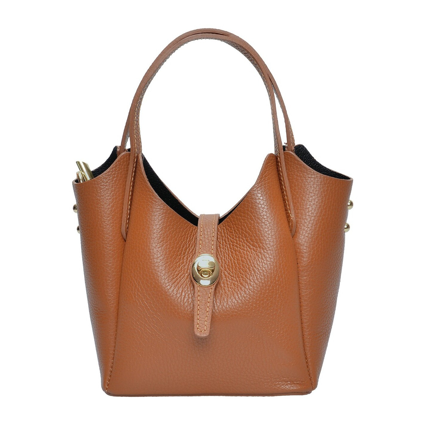 Borsa a mano Anna Luchini Cammello