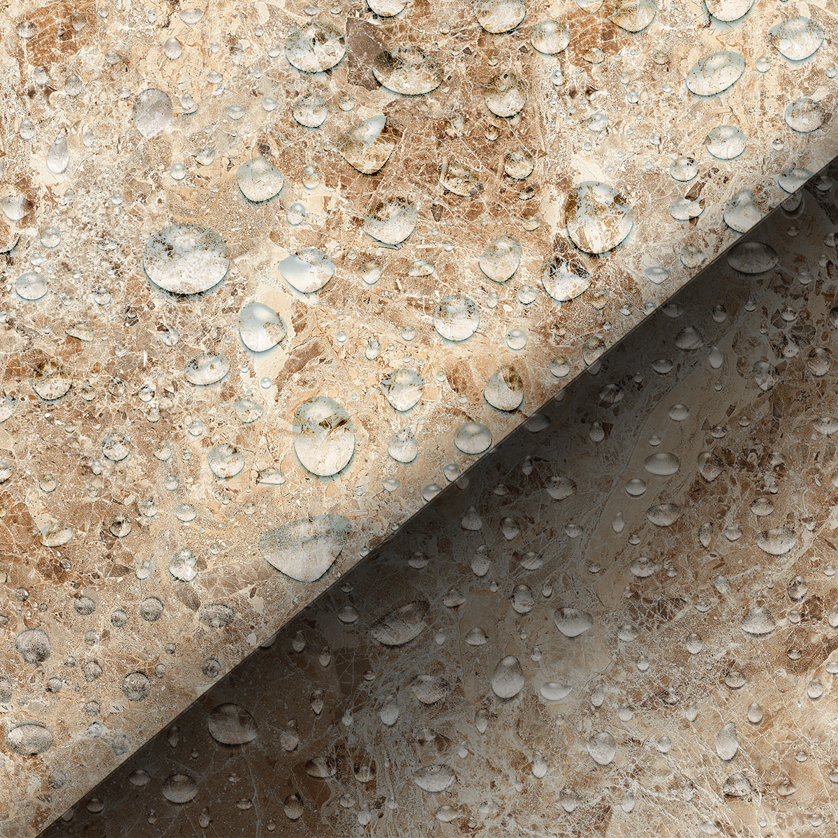 Revêtement sticker sol - MARBRE DE ANCÔNE - Rouleau adhésif Protection Anti-dérapant