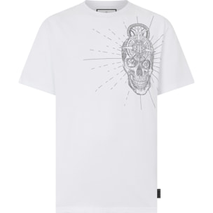 PHILIPP PLEIN Round Neck T-Shirt Skull Stones
