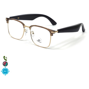 Gafas AI GY-600, traducción de +100 idiomas, asistente inteligente y reproducción de música.