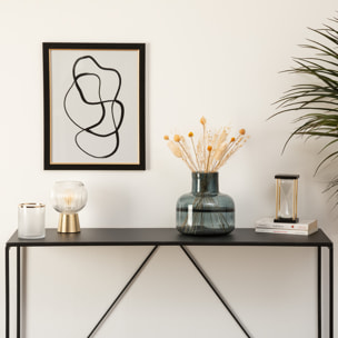 Vase plat "Line" - verre D23 - 5 cm