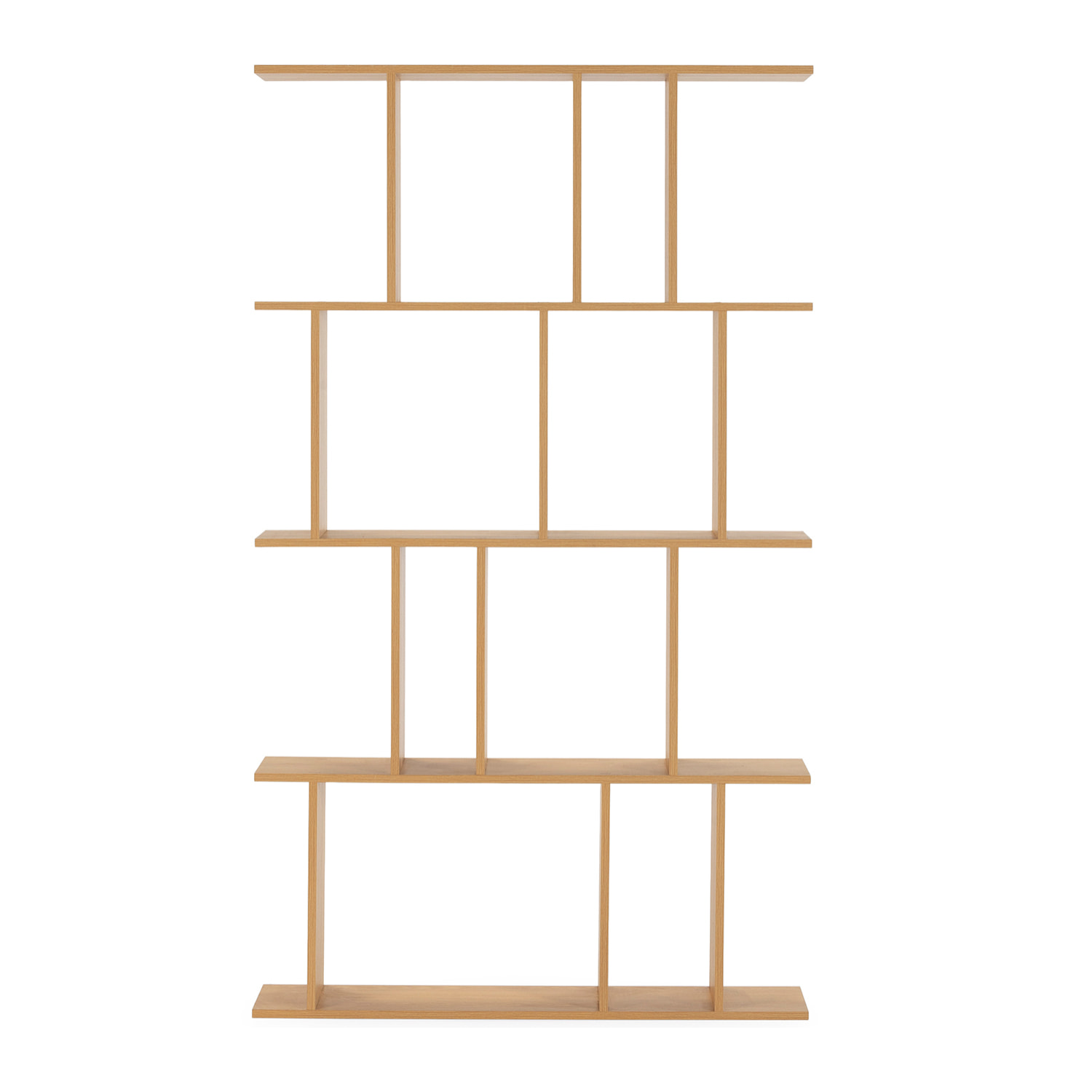 Estantería Niko 8 huecos efecto Roble