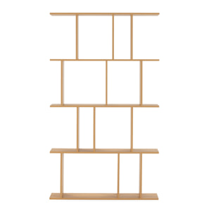 Estantería Niko 8 huecos efecto Roble