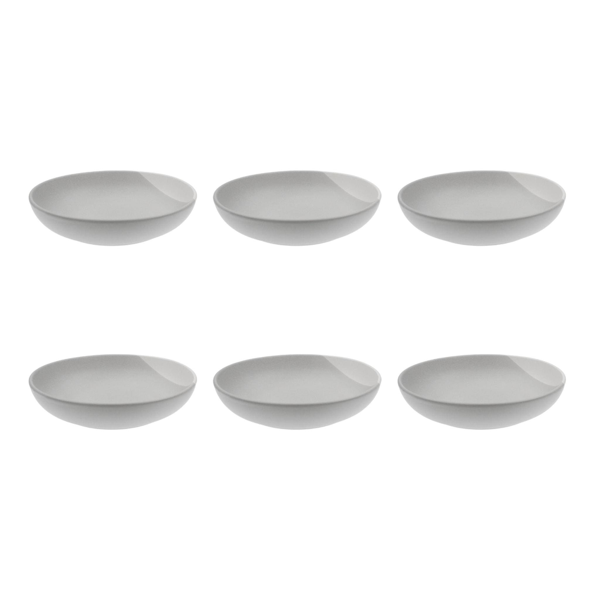 Lot de 6 assiettes creuses, TERRE DE SIENNE