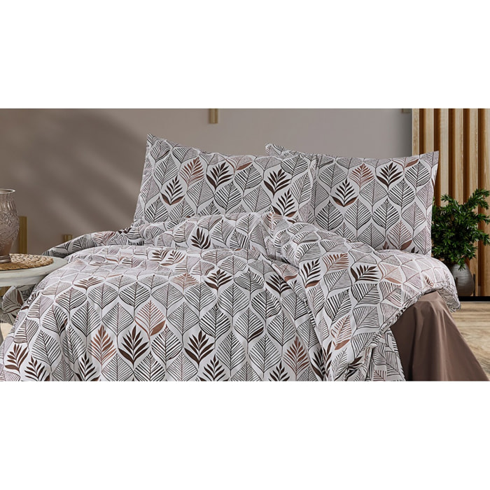 Parure housse de couette et taie(s) oreiller 100% Coton