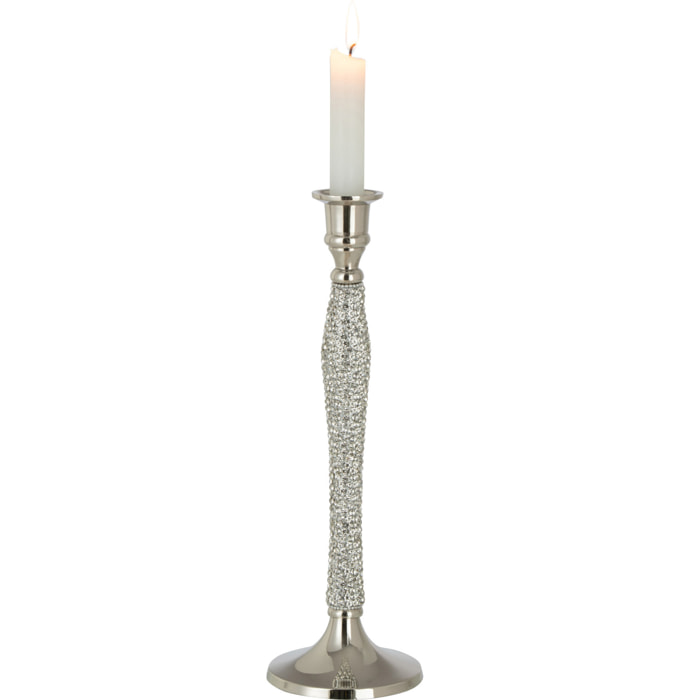 J-Line chandelier Diamant - aluminium - argent - large