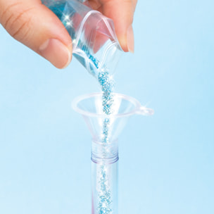 Penne con brillantini fluttuanti