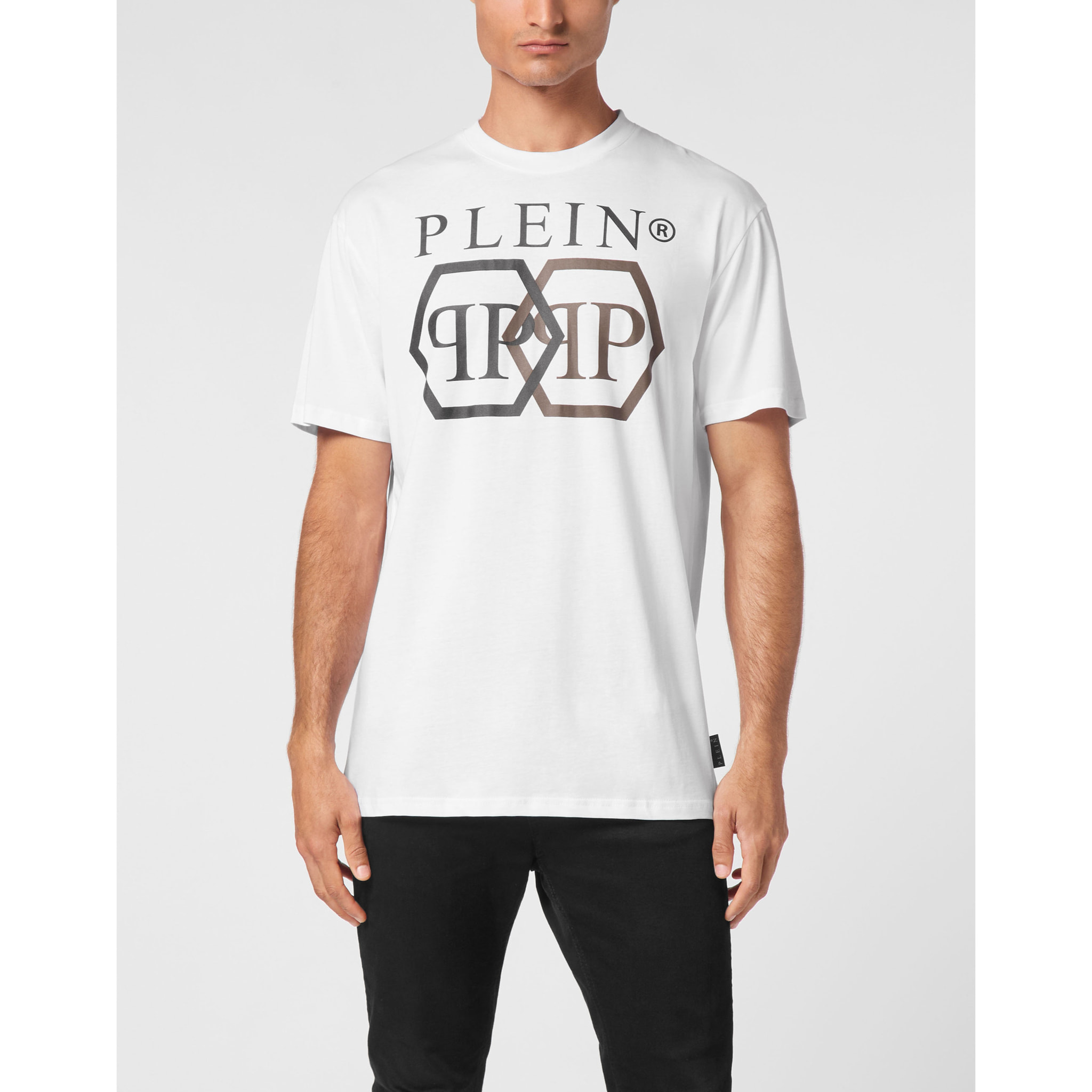 PHILIPP PLEIN Maglietta a girocollo HEXAGON