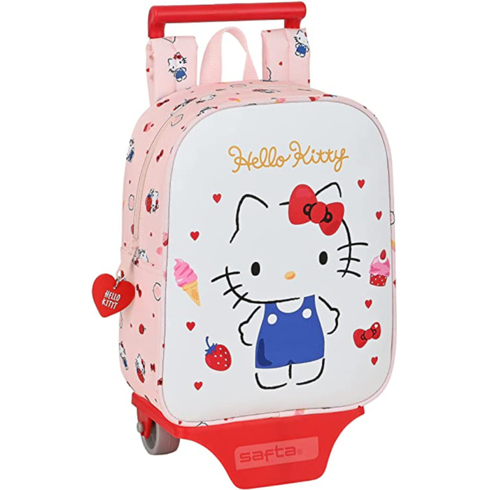 Mochila Trolley con ruedas Guardería Hello Kitty Hapiness Girl 71705