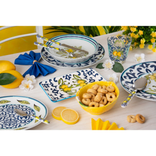 Servizio piatti 18 pezzi Excelsa – Amalfi, Porcellana Multicolore