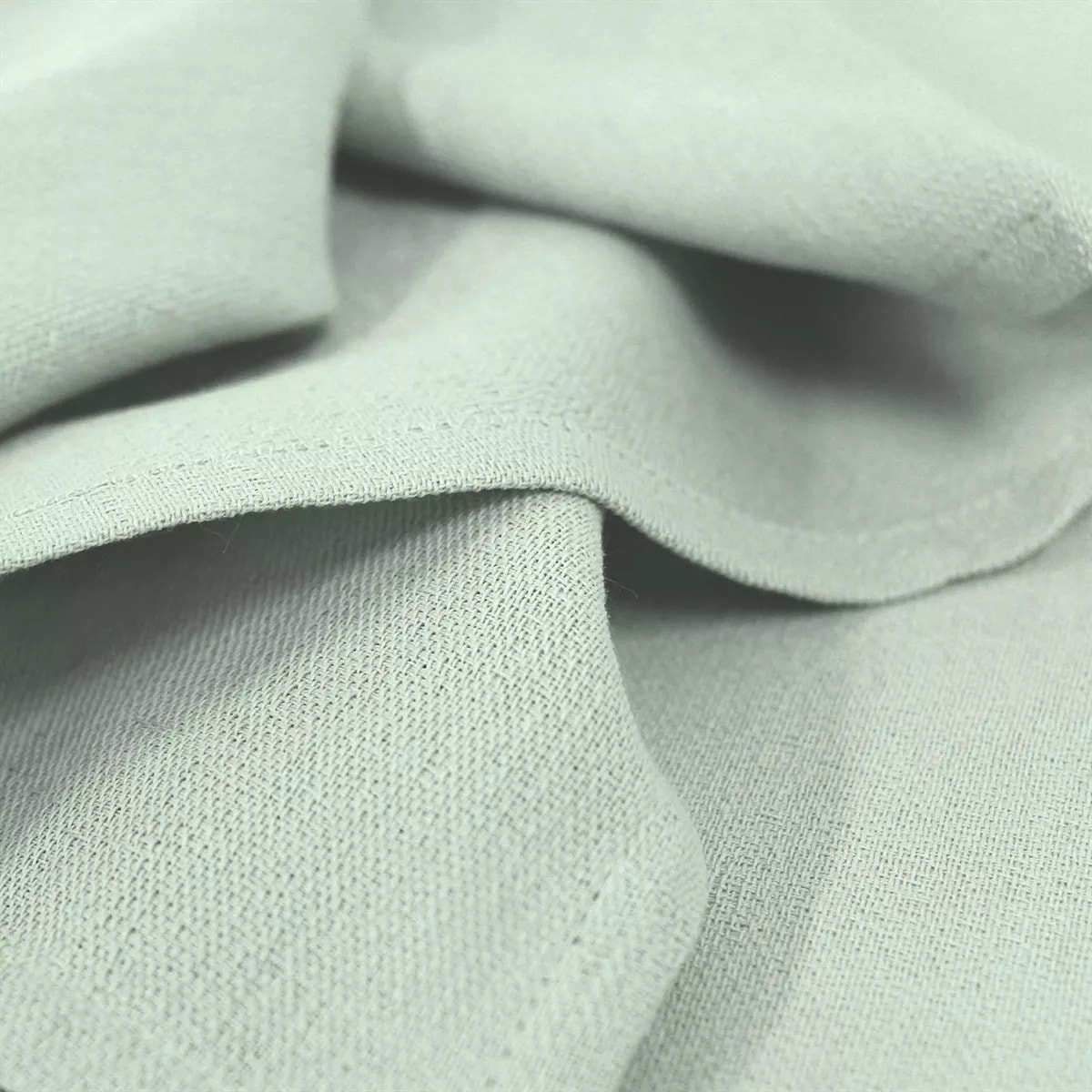 Serviette pur coton motif jacquard vert Bastide celadon