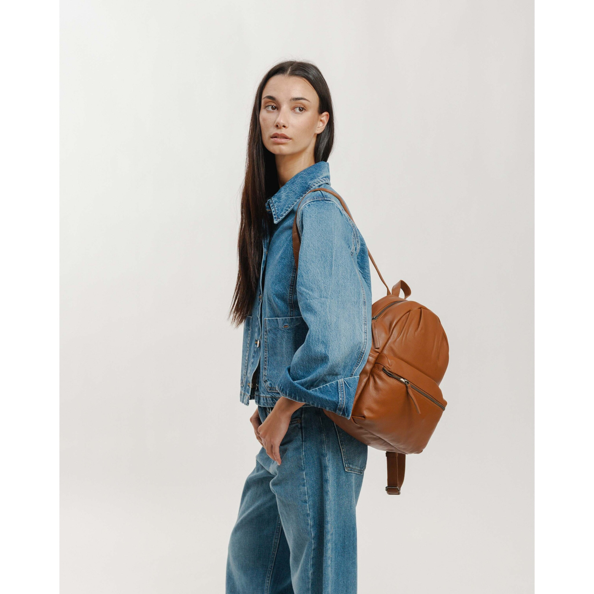 Mochila BIBA Jersey X de piel