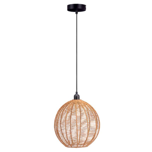 Lampada da soffitto design sfera corda. Potenza massima 40W.