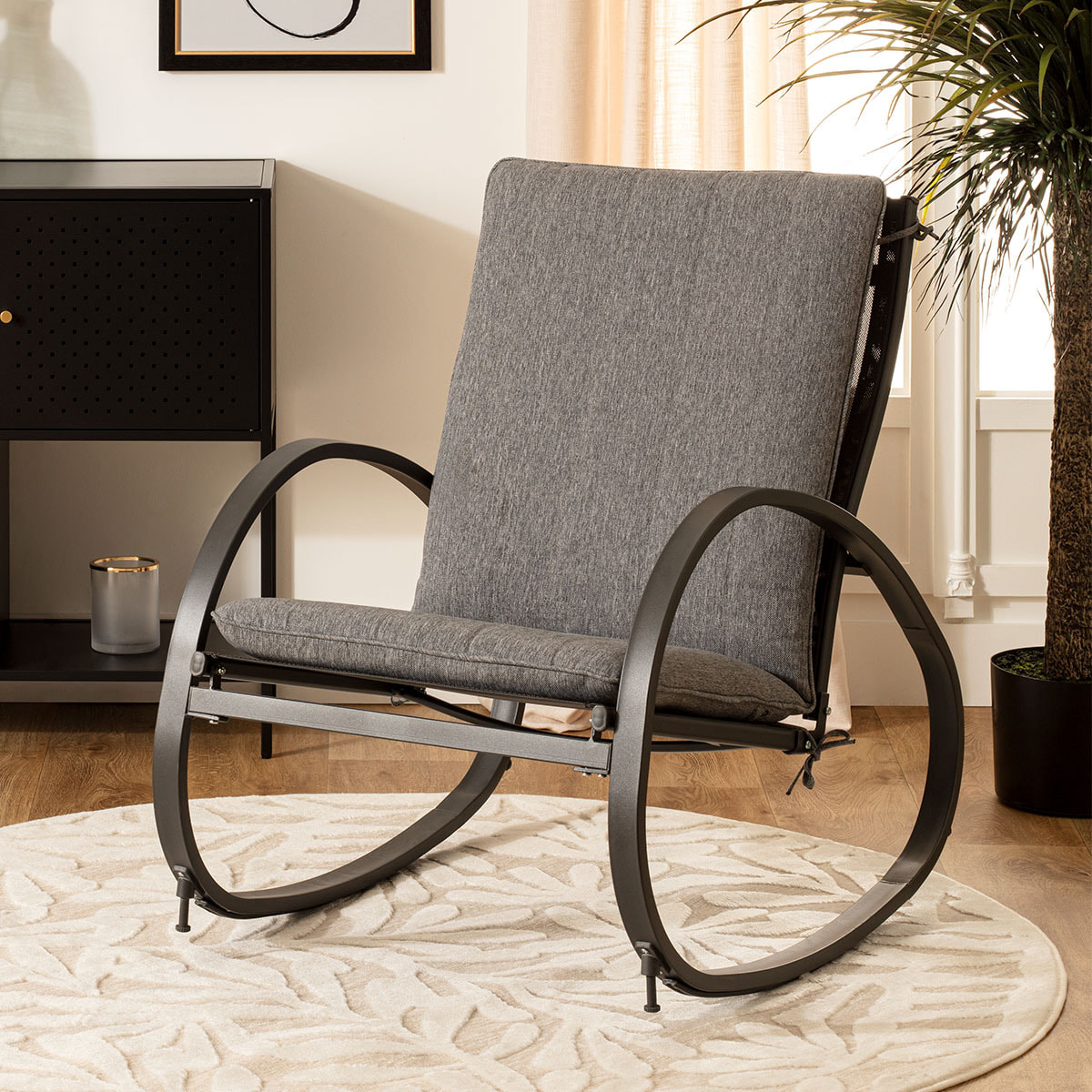 Fauteuil à bascule Nevada Graphite