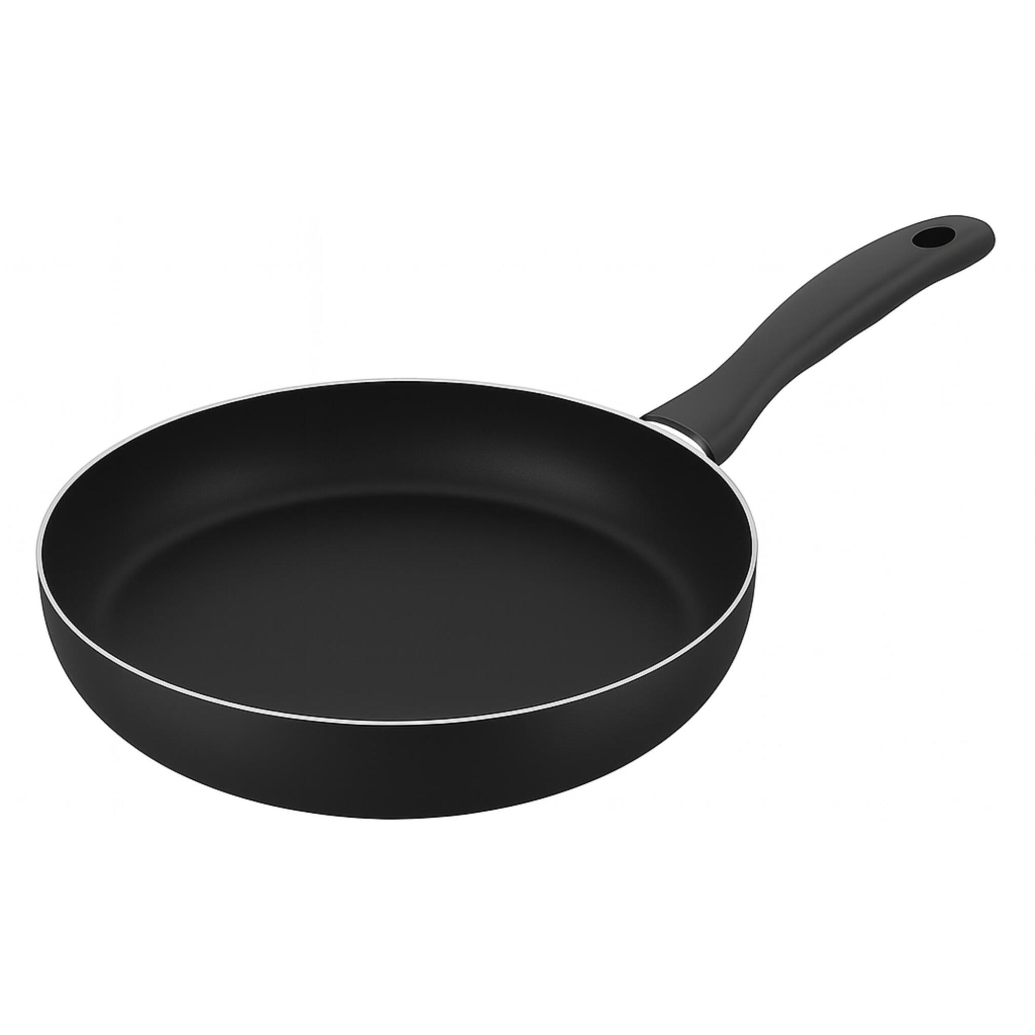 Sartén de Ø28x5cm en Aluminio prensado color Negro mate