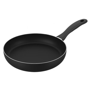 Sartén de Ø28x5cm en Aluminio prensado color Negro mate