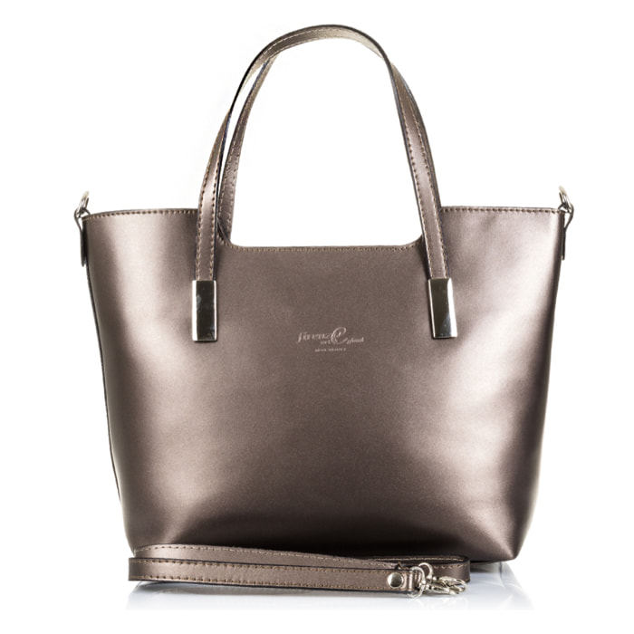 Filippa Bolso tote Mujer.Piel auténtica Ruga