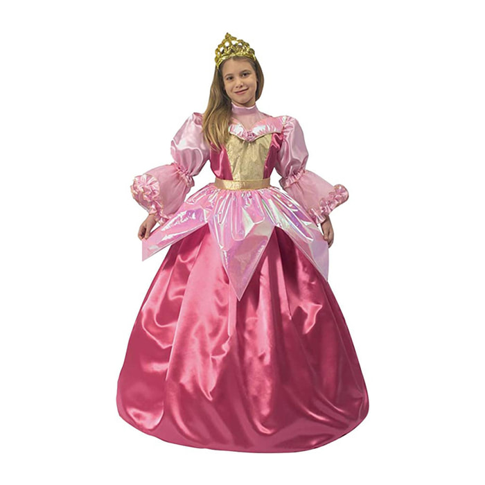 Principessa Sogno Rosa Costume Carnevale 3 Varianti In 1 Bambina