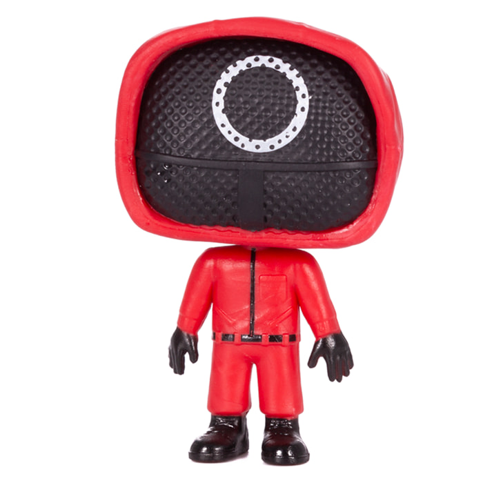 DAM Figura Squid Pop 11cm. Vigilante círculo. 7,5x5,3x11 Cm. Color: Rojo