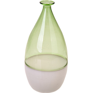 Bottiglia/Vaso - Pezzi 1 - Colore Verde - 11x25Hx11cm - Bianchi Dino