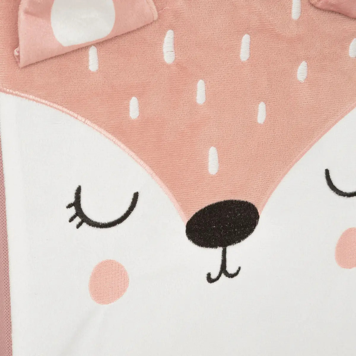 Bac de rangement biche rose 29x29cm