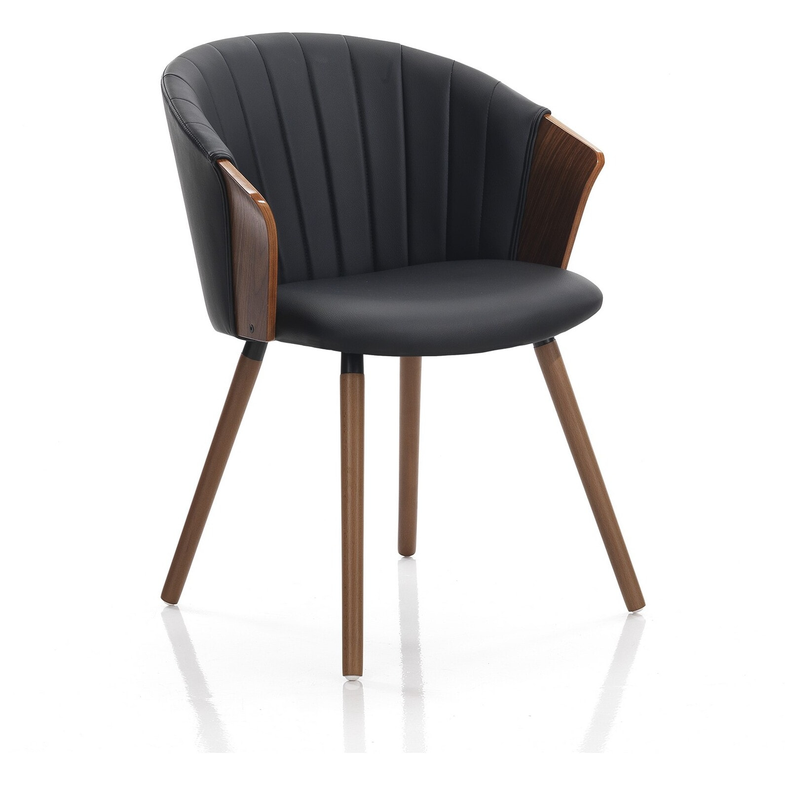 Oresteluchetta sedia BERGEN DARK WOOD